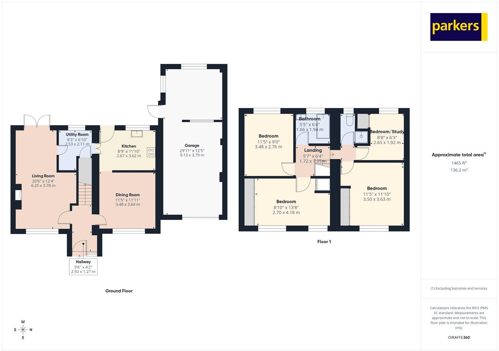 Swinbrook Close, Tilehurst, Reading, Berkshire, RG31 floorplan