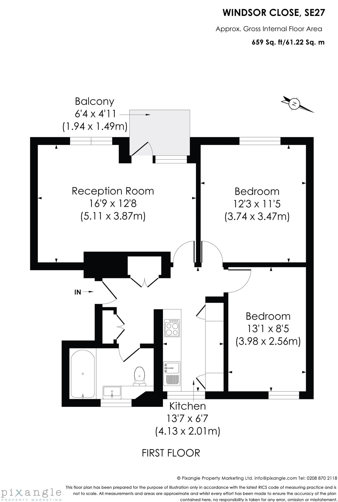 Windsor Close, Windsor Grove, London, SE27 floorplan