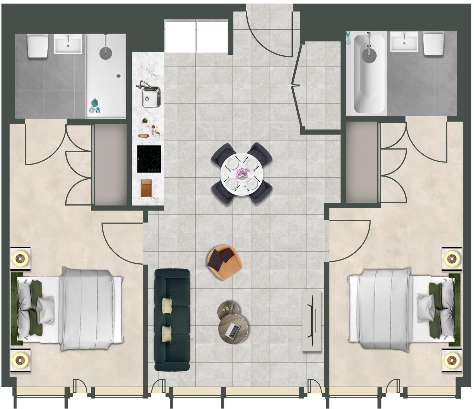 Mercian, Broad Street, Birmingham floorplan