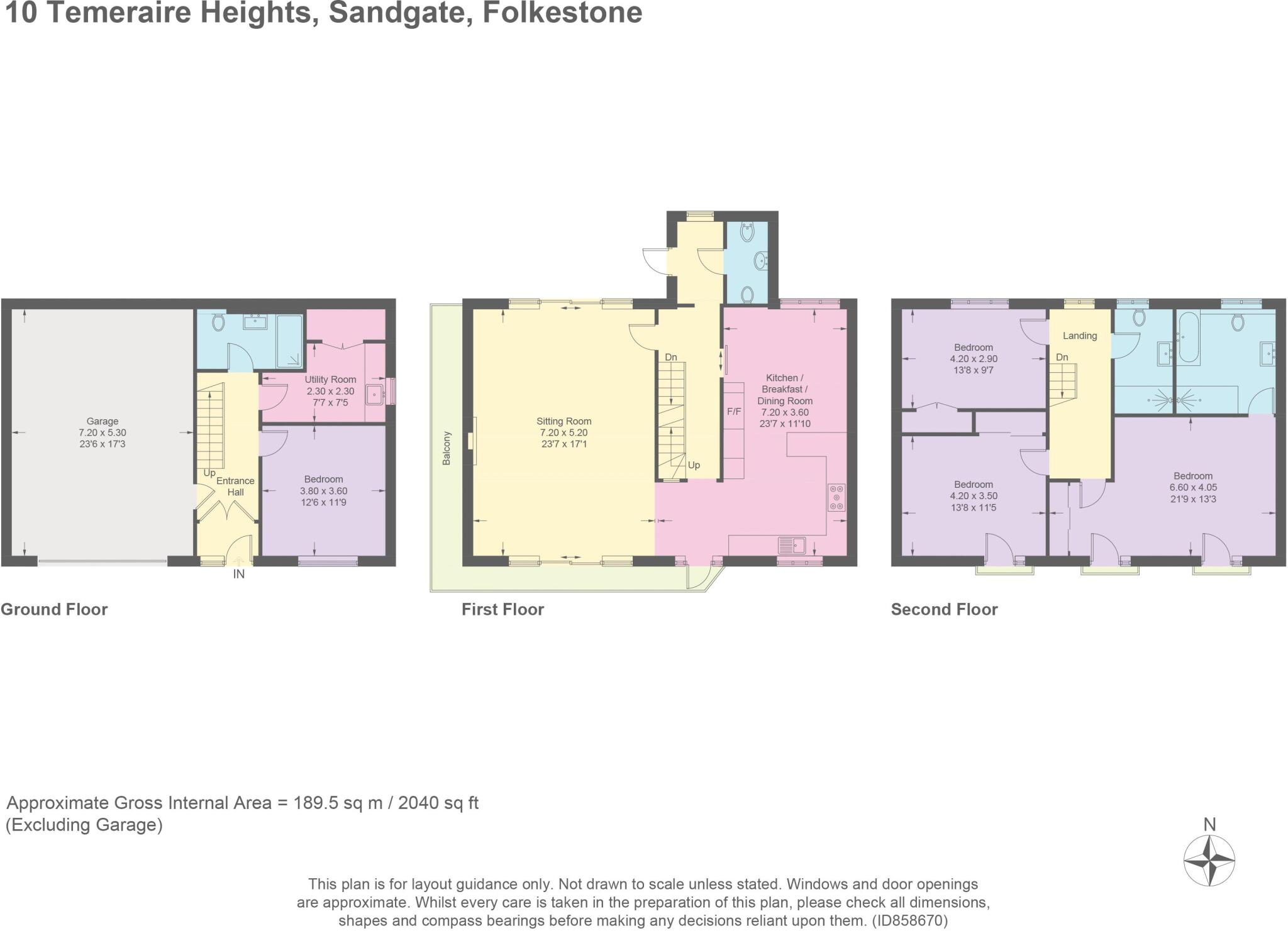 Sandgate/Folkestone floorplan