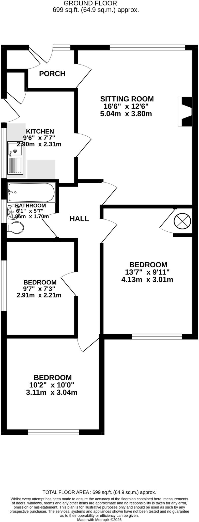 Penlea Road, Penryn, TR10 floorplan