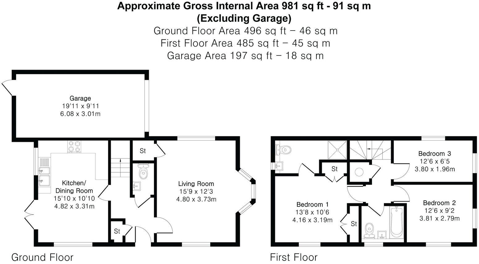 Greensand Place, Godalming, GU7 3FH floorplan