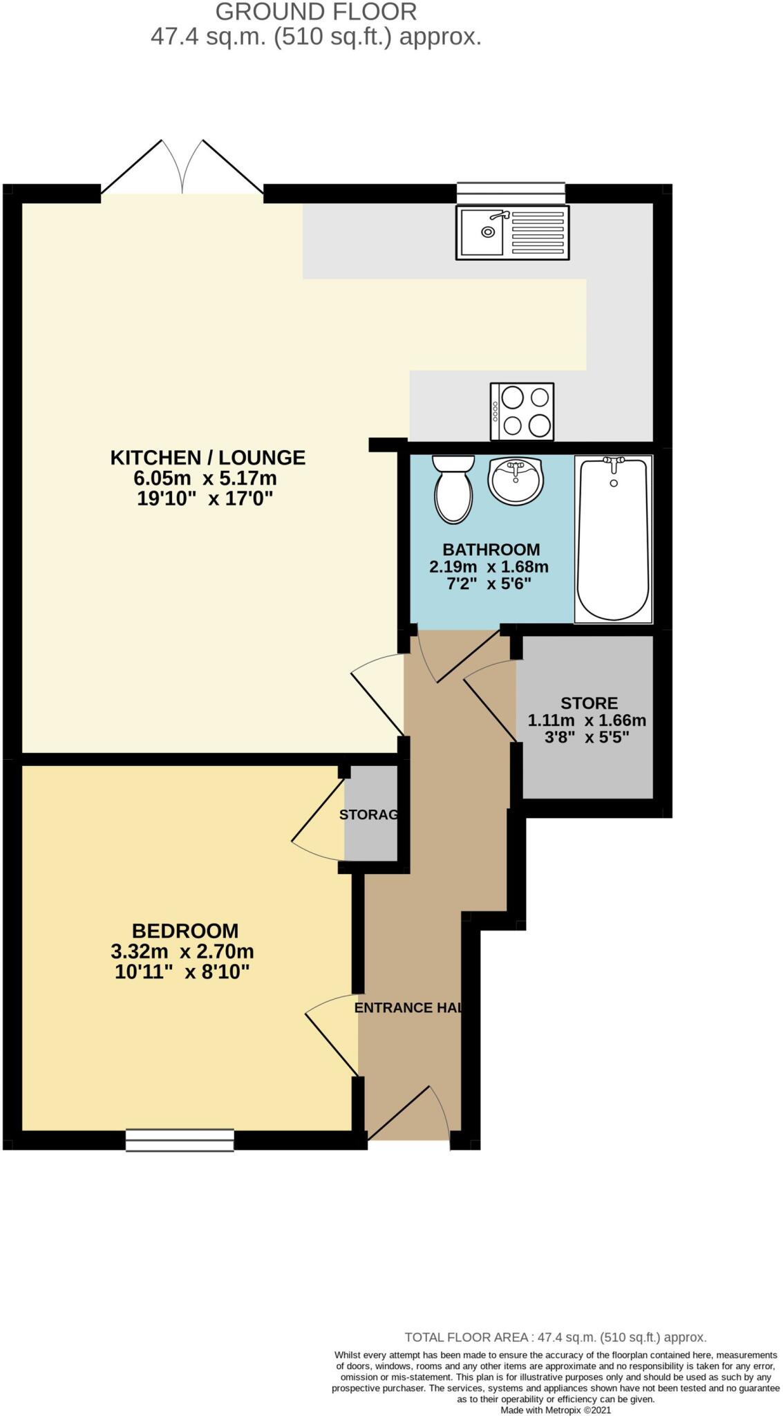 Kenning Street, Clay Cross, S45 floorplan