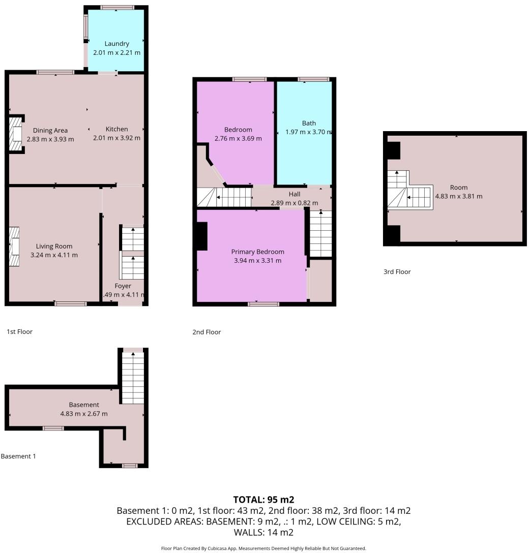 Vicarage Road, Huddersfield, West Yorkshire, HD3 floorplan