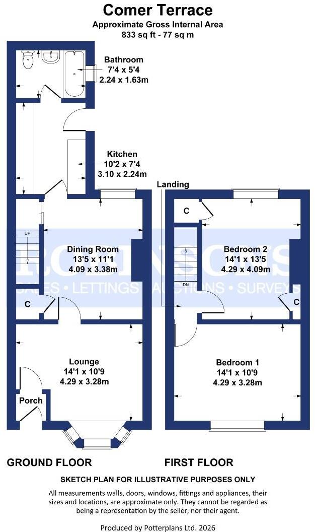 Comer Terrace, Cockfield, Bishop Auckland floorplan