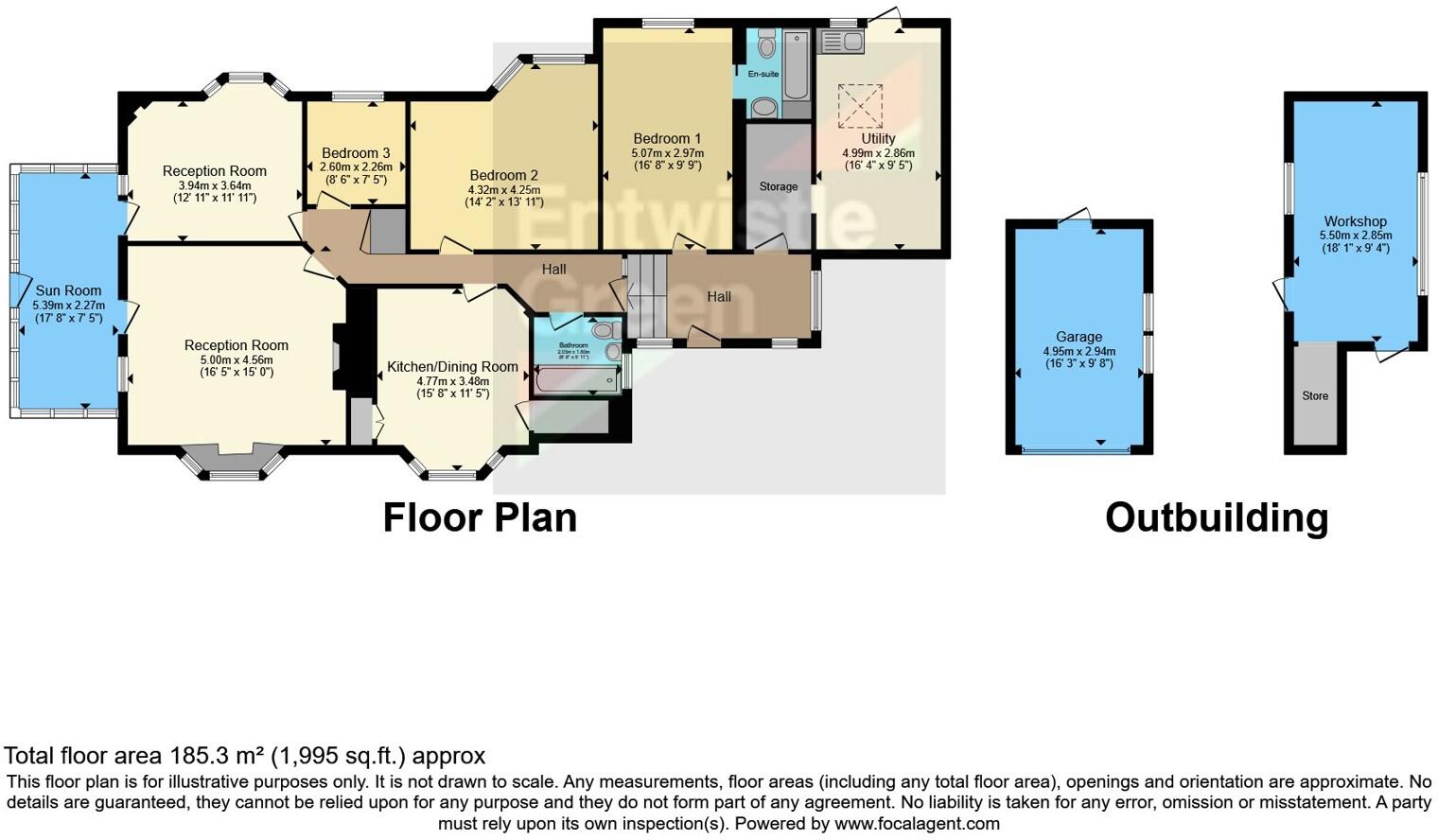Prospect Drive, Hest Bank, Lancaster, Lancashire, LA2 floorplan
