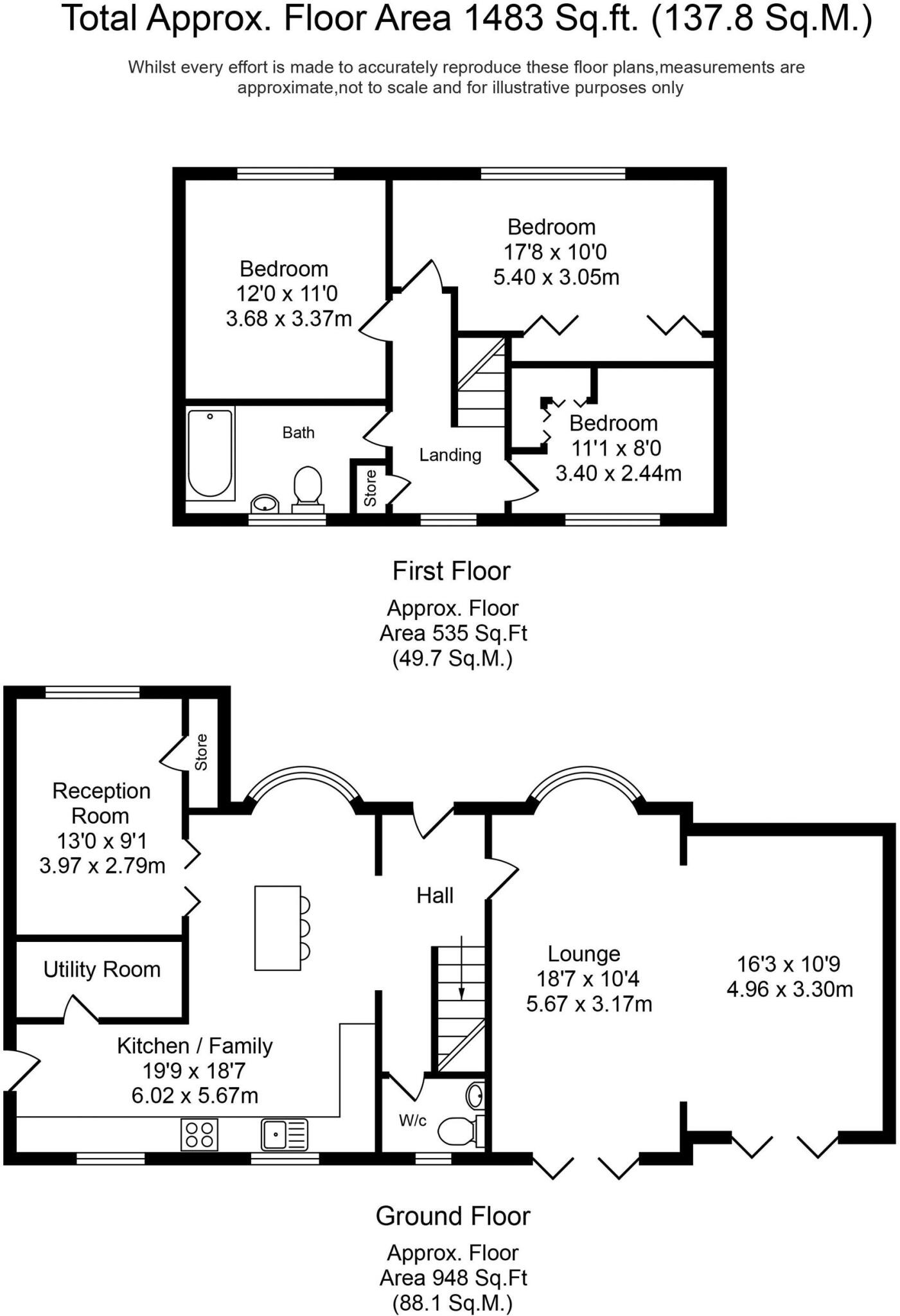 Elmers Green, Skelmersdale, WN8 floorplan