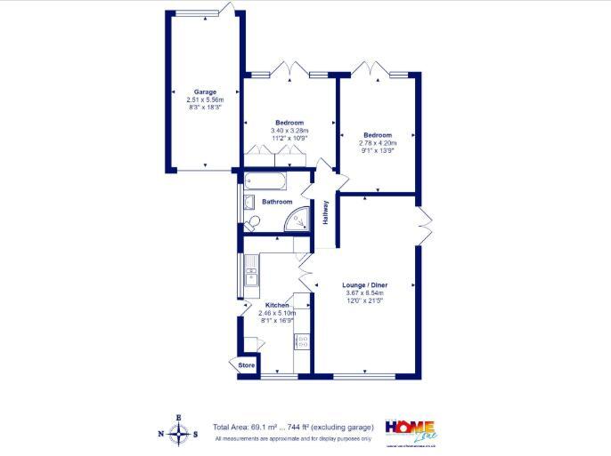 Mountbatten Close, Christchurch floorplan