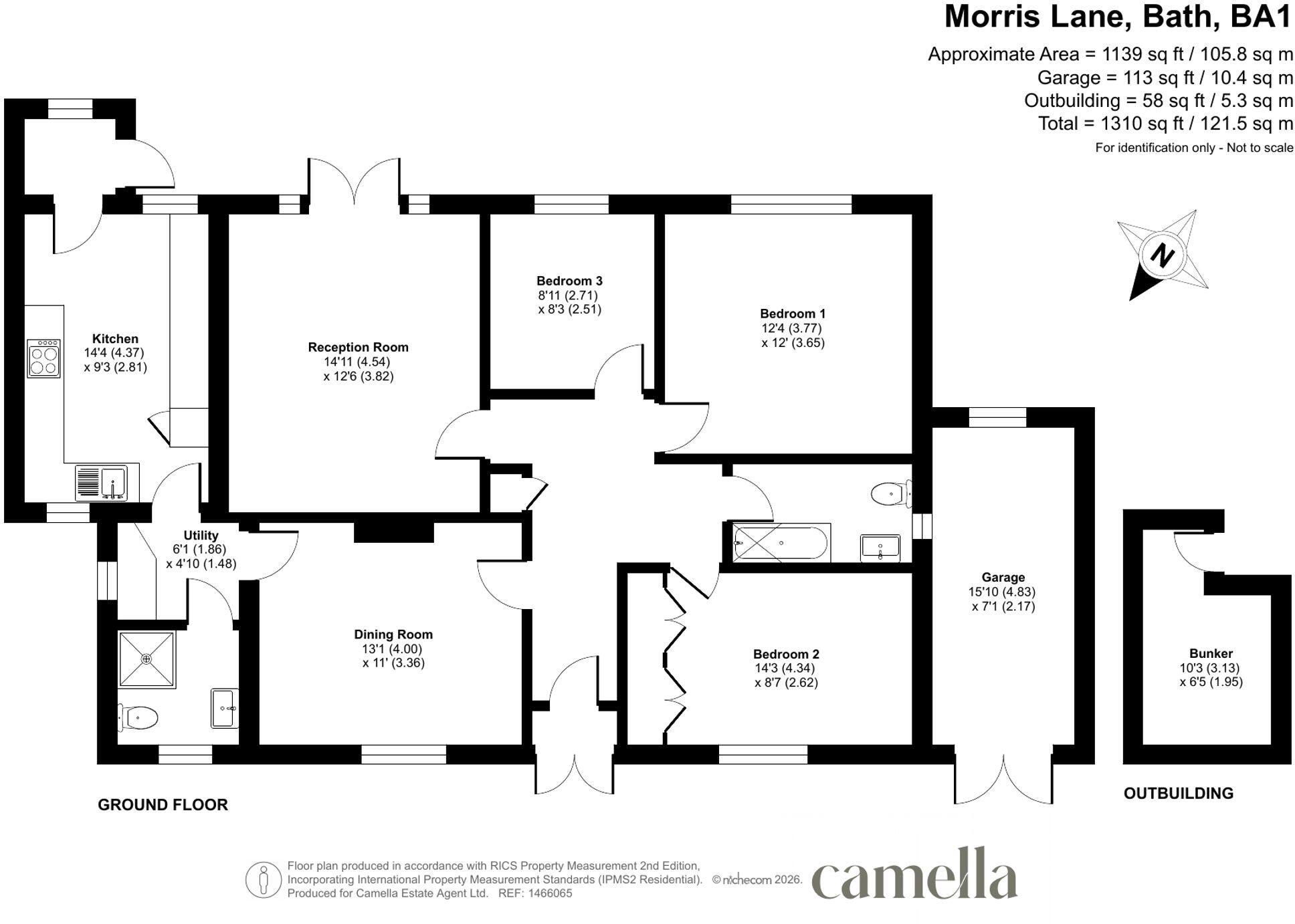 Morris Lane, Bath, BA1 floorplan