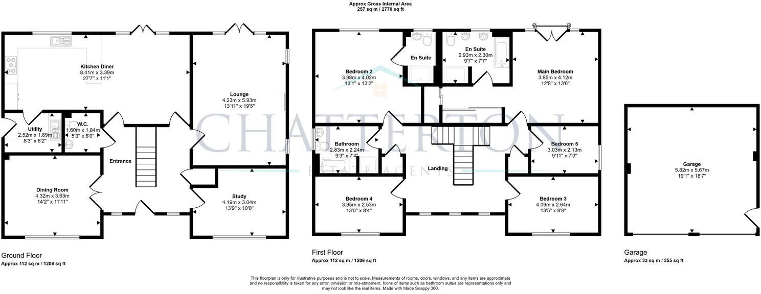 Gras Close, Bretforton, WR11 7JP floorplan