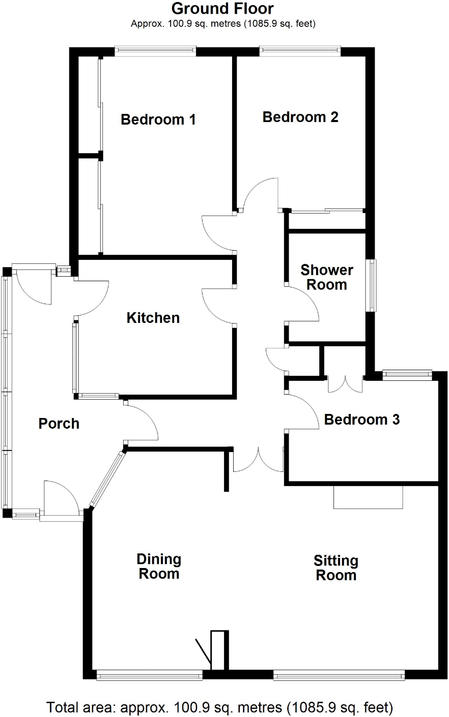 Gainsborough Drive, Selsey floorplan