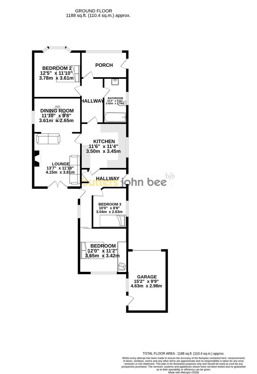 Heathcote Road, Halmer End floorplan