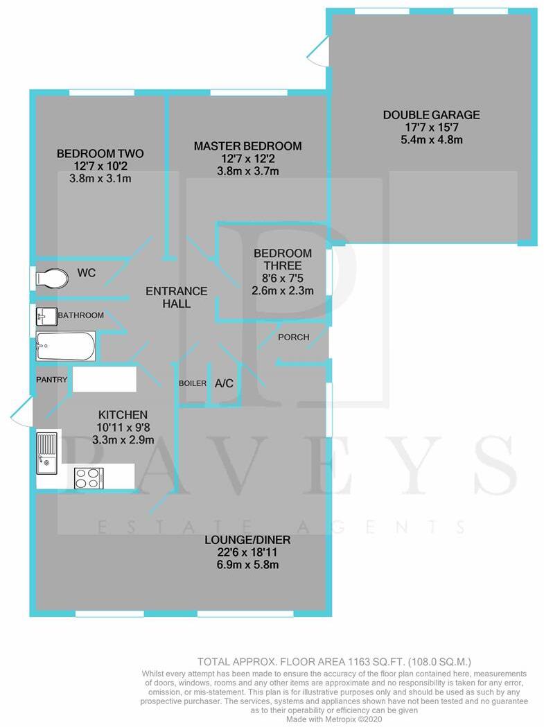 Pyesand, Kirby-Le-Soken, Frinton-On-Sea floorplan