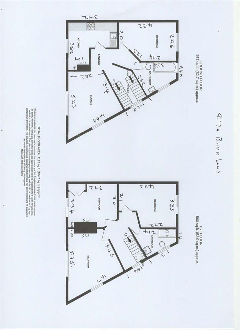 Birch Lane, Longsight, £140pppw floorplan