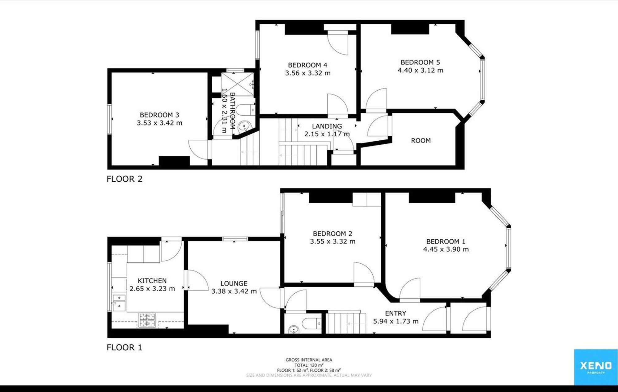 Longmead Avenue, Bristol, BS7 floorplan