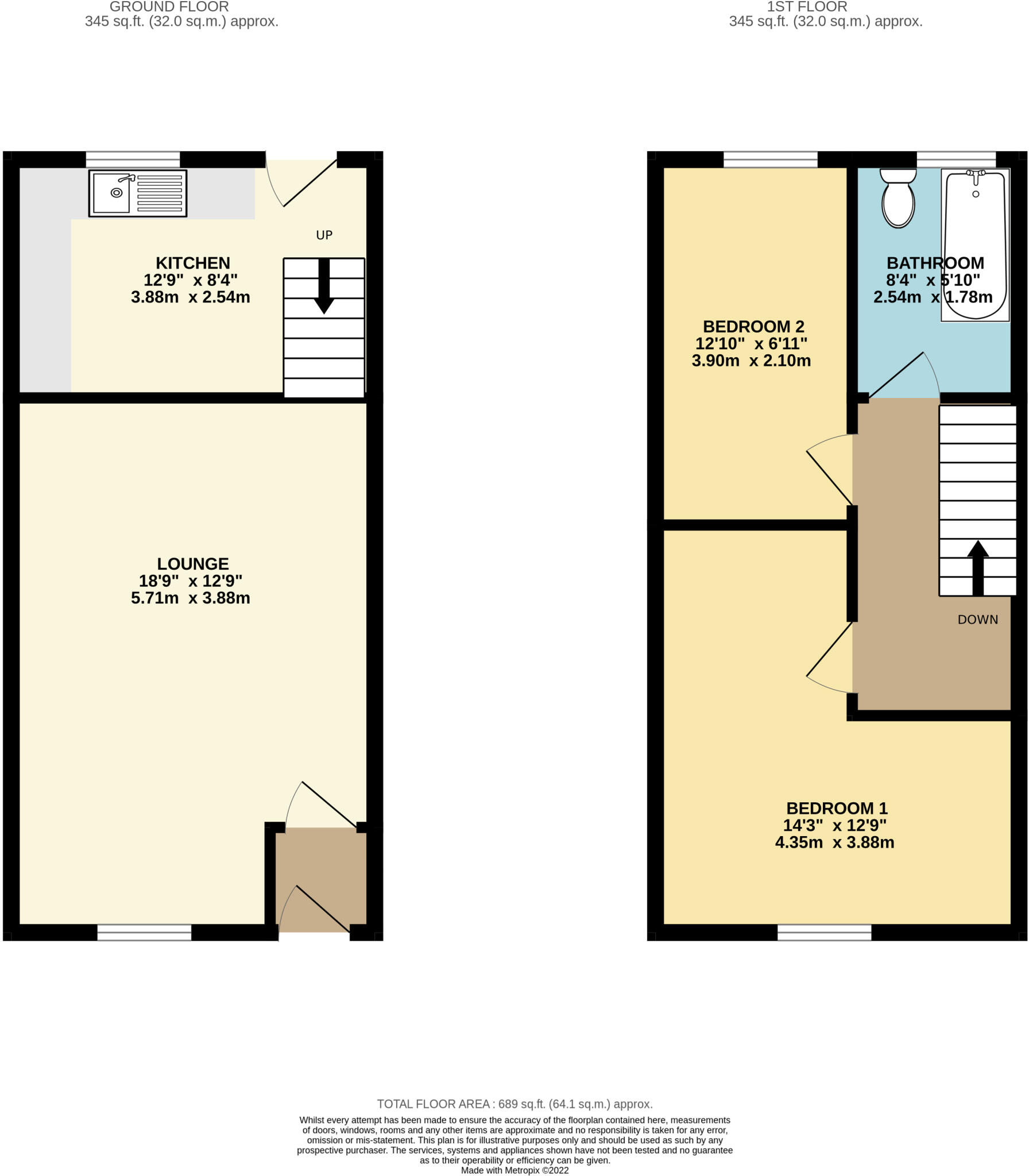 Gidlow Street, Gorton floorplan