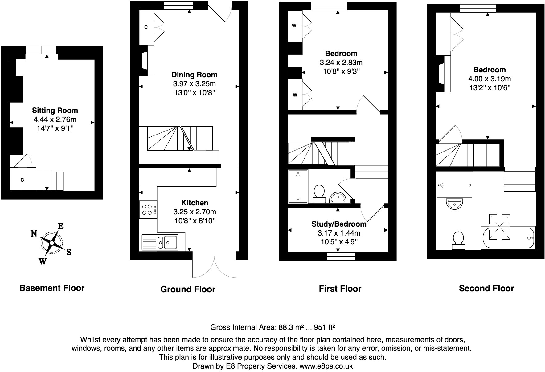 Central Oxford floorplan