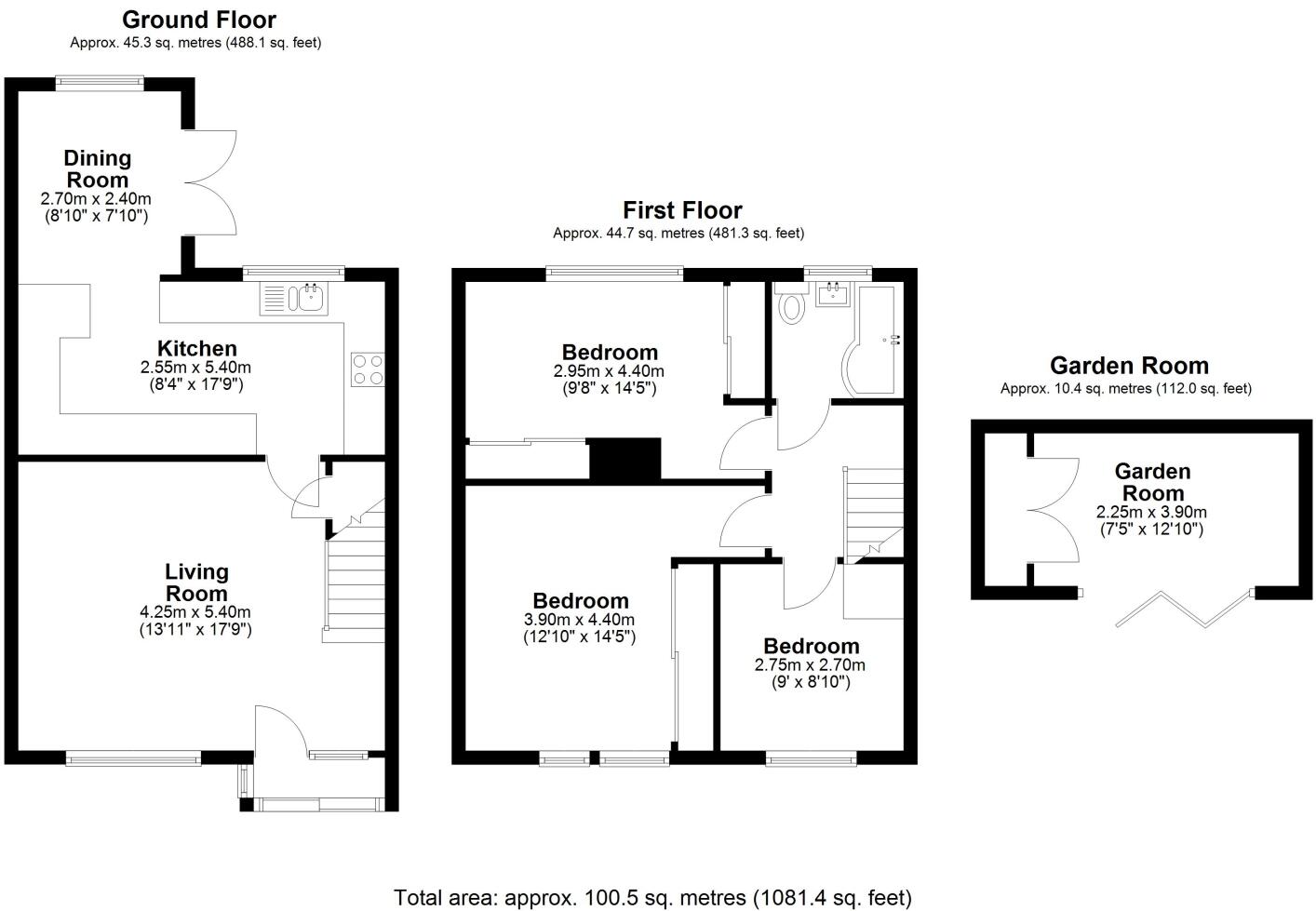 Huntingfield Way, Egham, Surrey, TW20 floorplan