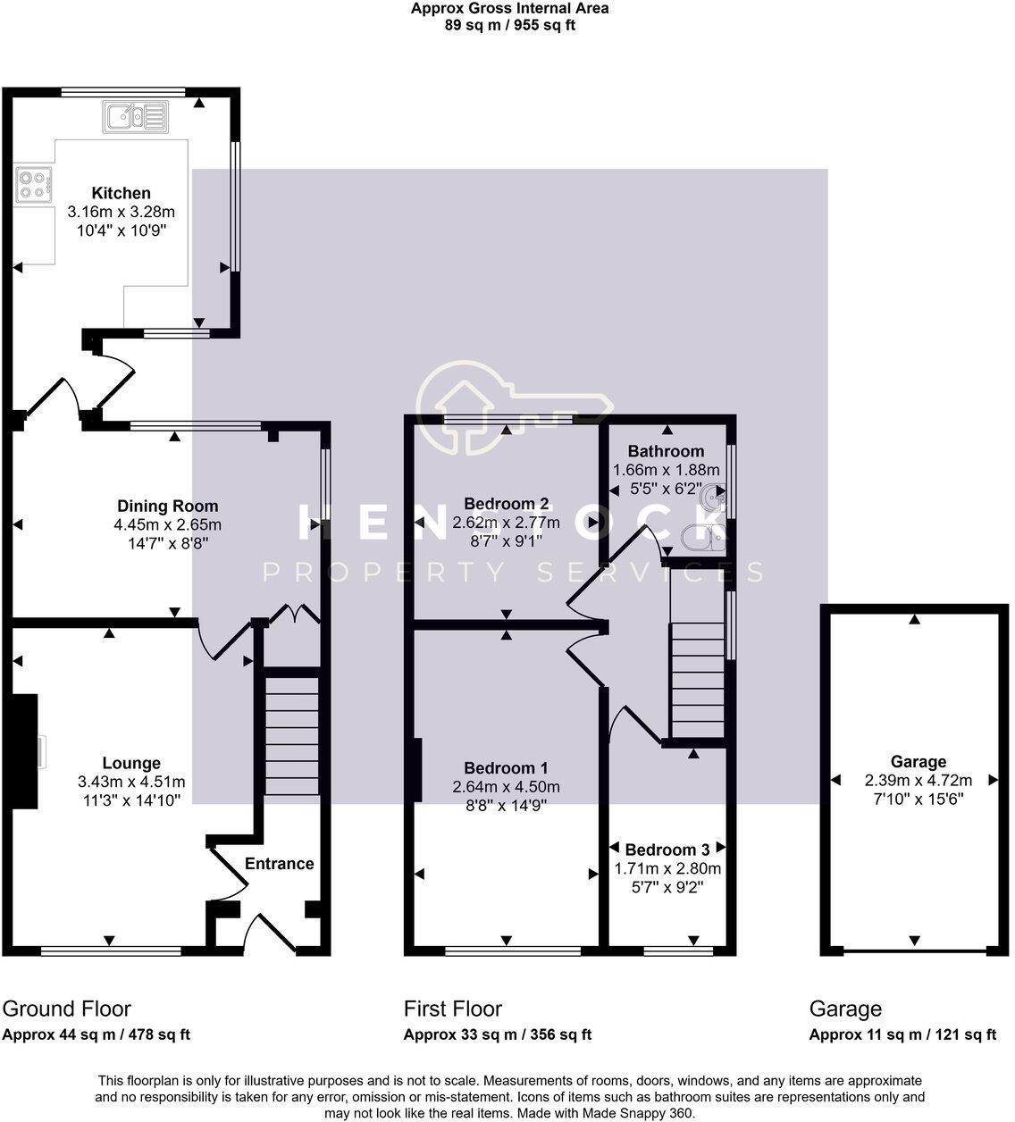 Kirkway, Alkrington, Middleton, Manchester, M24 floorplan