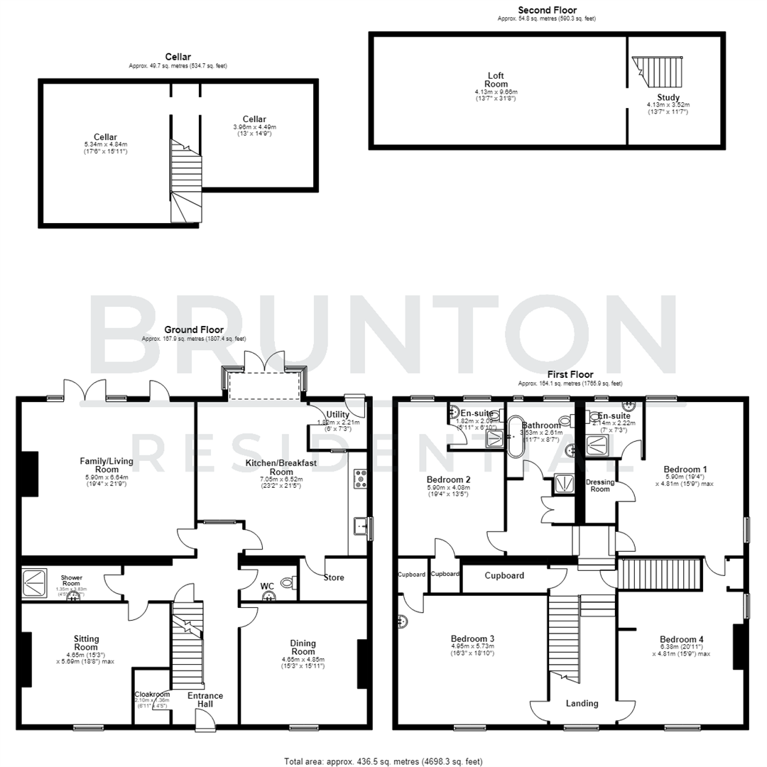 Middlemarch, Battle Hill, Hexham, NE46 floorplan