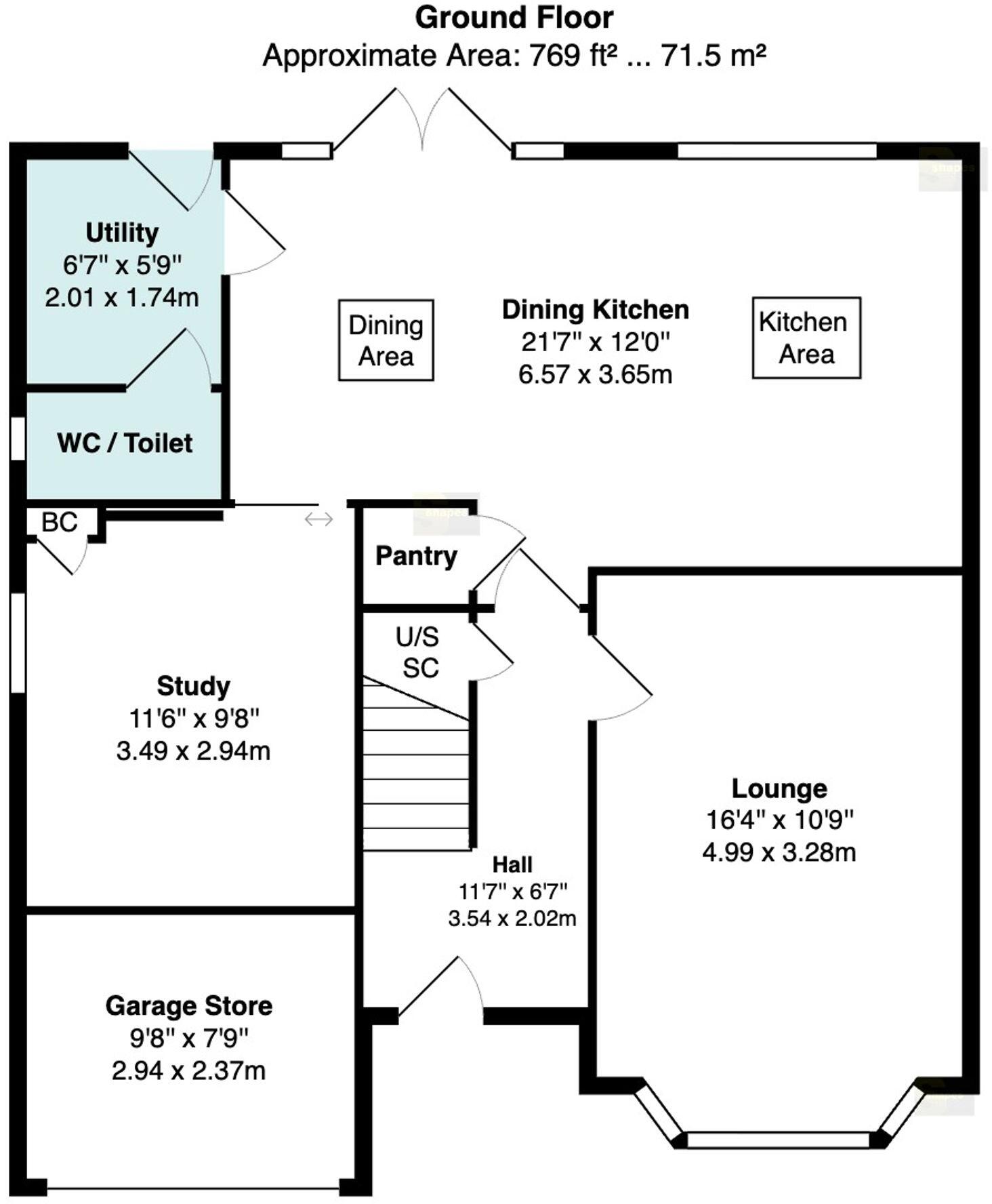 Lancastrian Way, Woodford SK7 - NO CHAIN floorplan