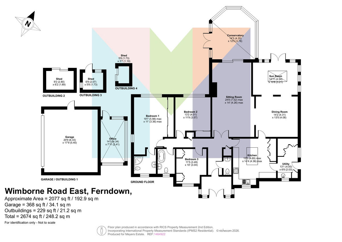 Wimborne Road East, Ferndown, BH22 9 floorplan