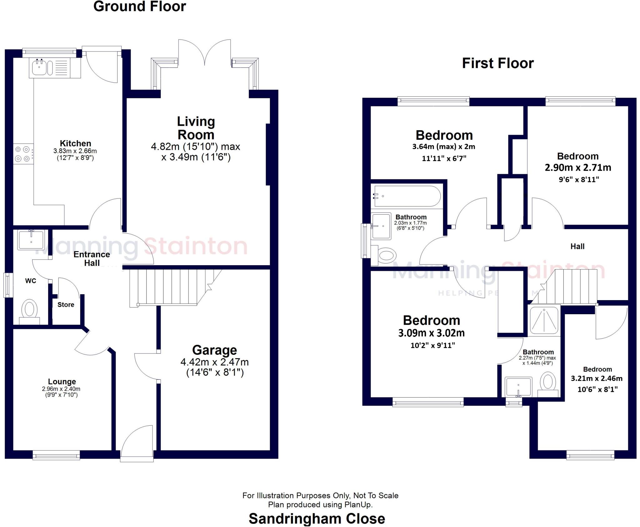 Sandringham Close, Morley, Leeds, West Yorkshire floorplan