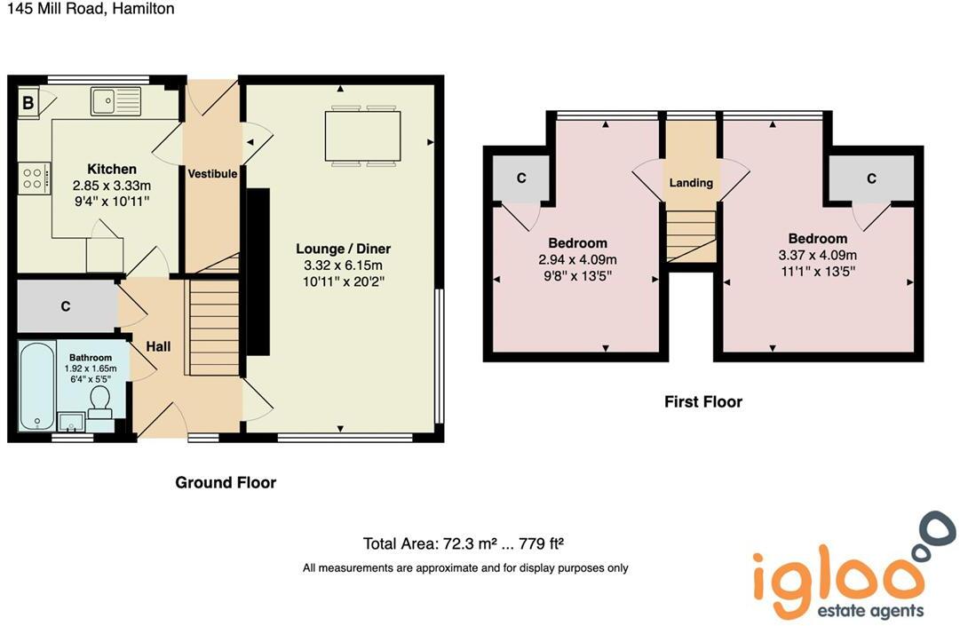 Mill Road, Hamilton floorplan