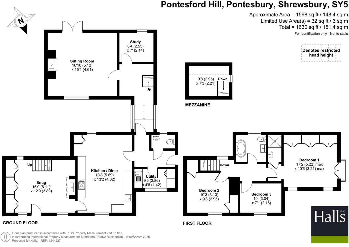 2 The Green, Pontesford Hill, Pontesbury, SY5 0UL floorplan
