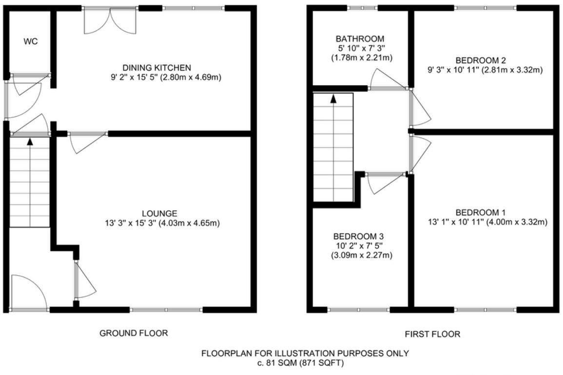 Moorcroft Crescent, Preston, Lancashire, PR2 floorplan