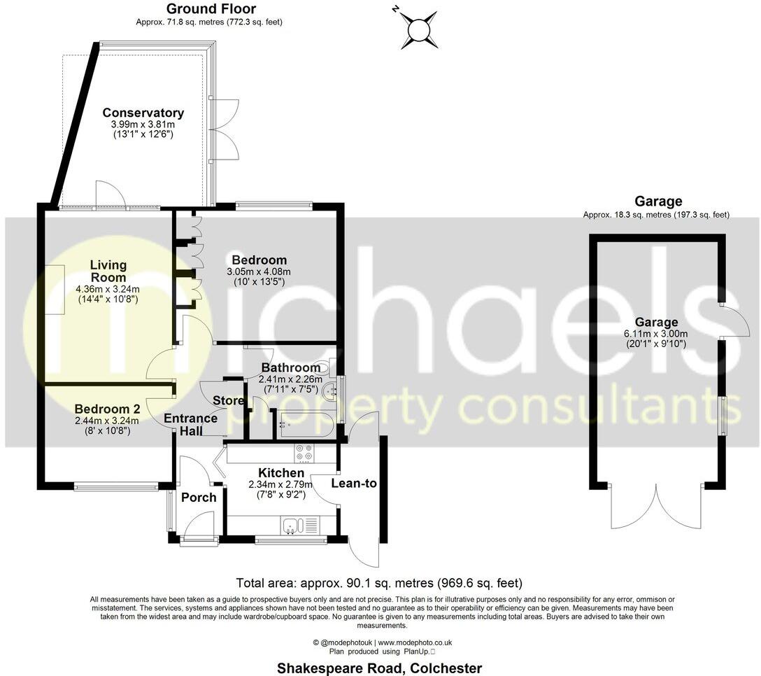 Shakespeare Road, Colchester, CO3 floorplan