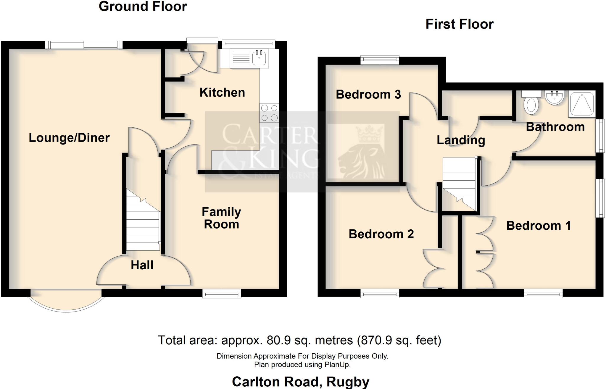 Carlton Road, Bilton, Rugby floorplan