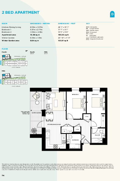 Artisi,
Civic Avenue, 
London, 
W6 9GS floorplan