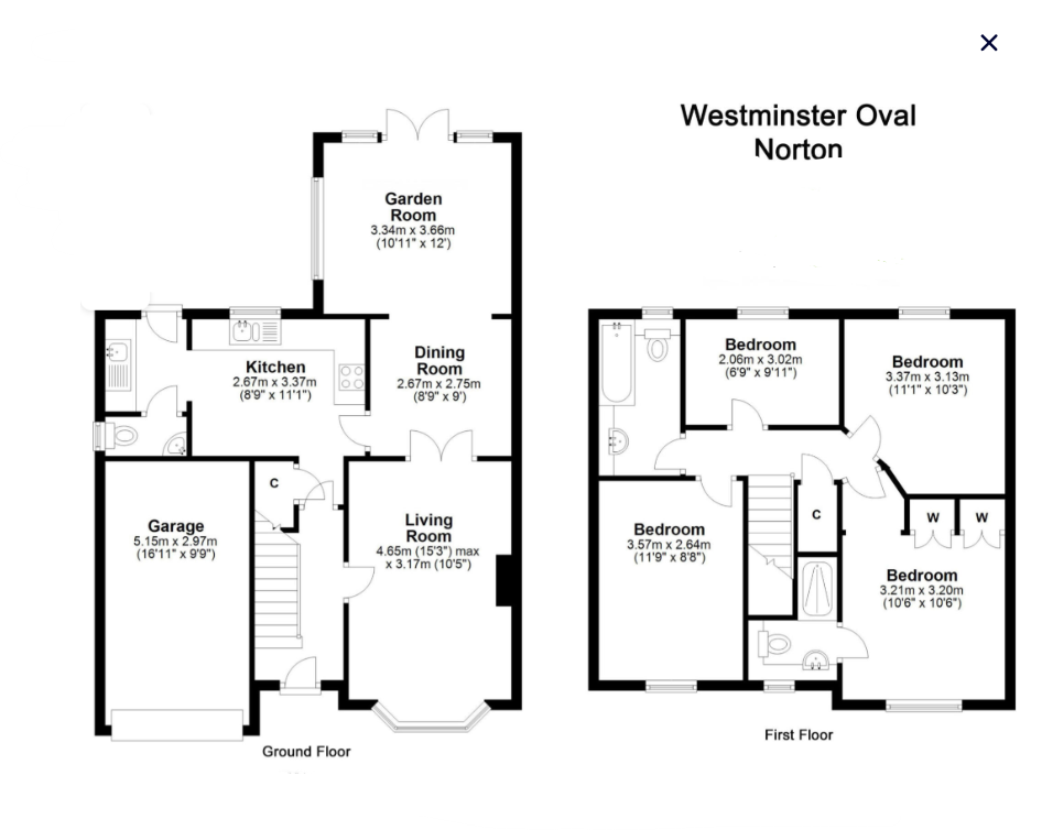 Westminster Oval, Stockton-on-tees, County Durham, TS20 1UU floorplan