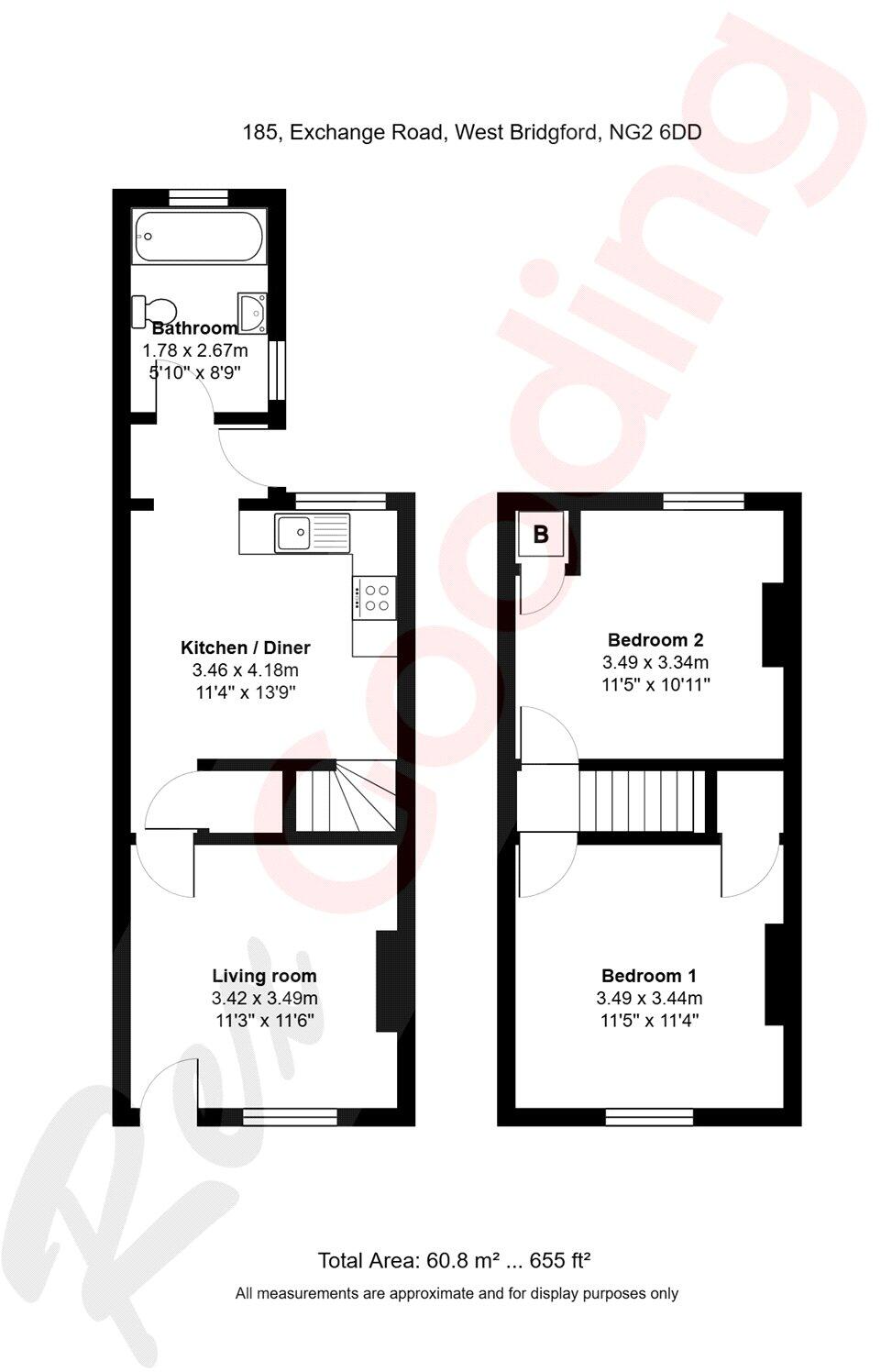 Exchange Road, West Bridgford, Nottingham, Nottinghamshire, NG2 floorplan