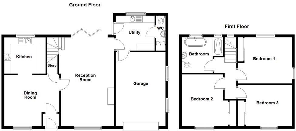 Green Row, Livesey, Darwen floorplan