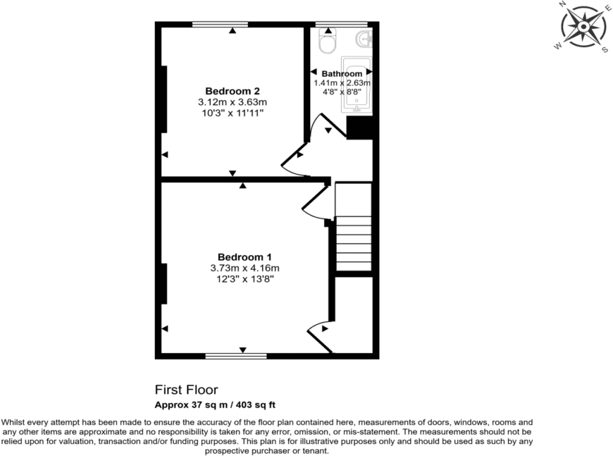 Bondisle Terrace, Stanhope, Bishop Auckland, DL13 2XW floorplan