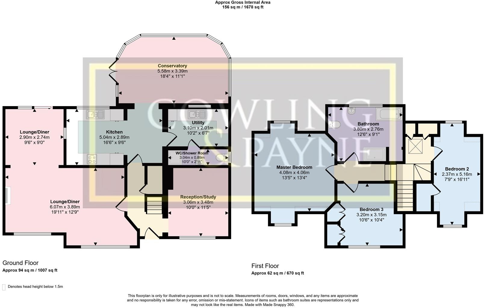 School Road, Downham floorplan