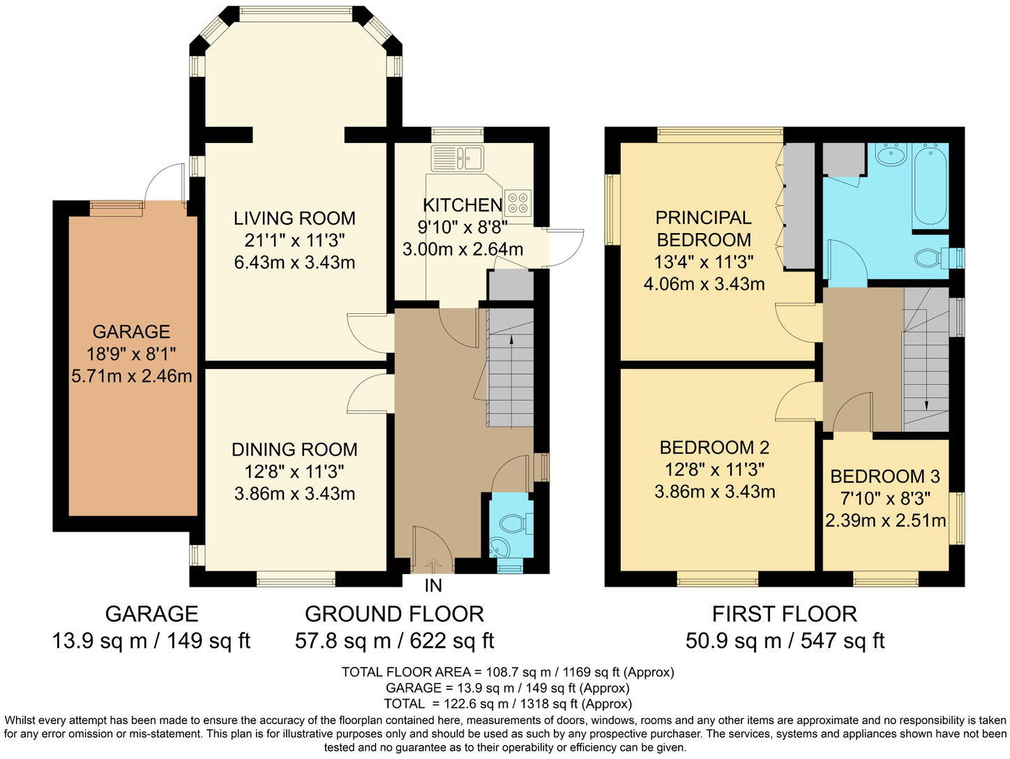 Pine Hill, Epsom, Surrey, KT18 7BG floorplan