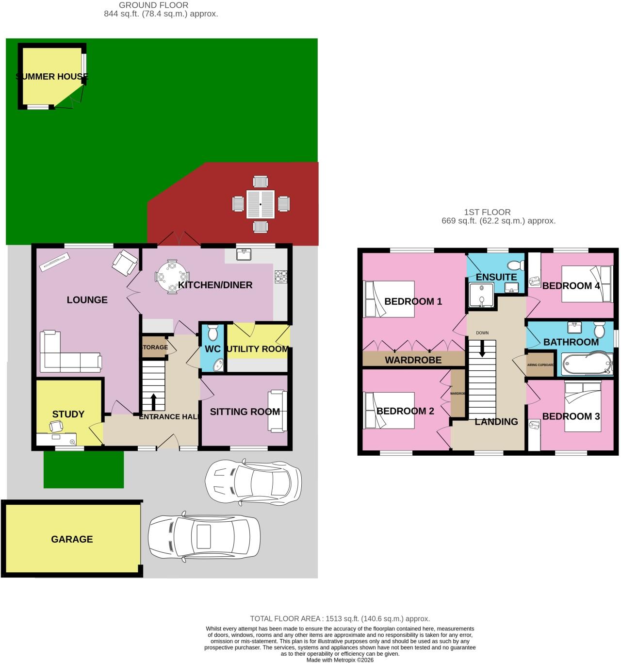 Johnson Way Chilwell, Beeston, Nottingham, Nottinghamshire, NG9 floorplan