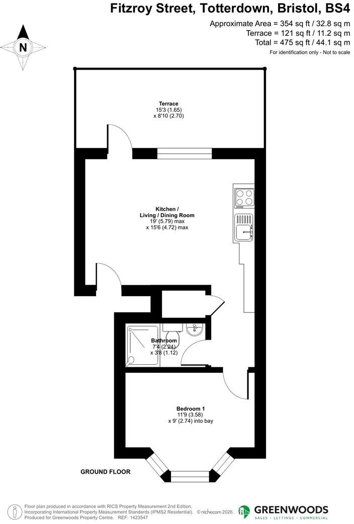 Fitzroy Street, Totterdown, Bristol floorplan