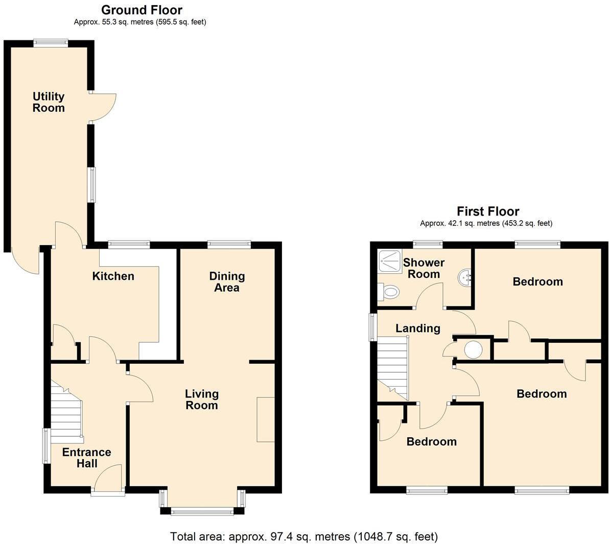 Grange Road, Newark floorplan