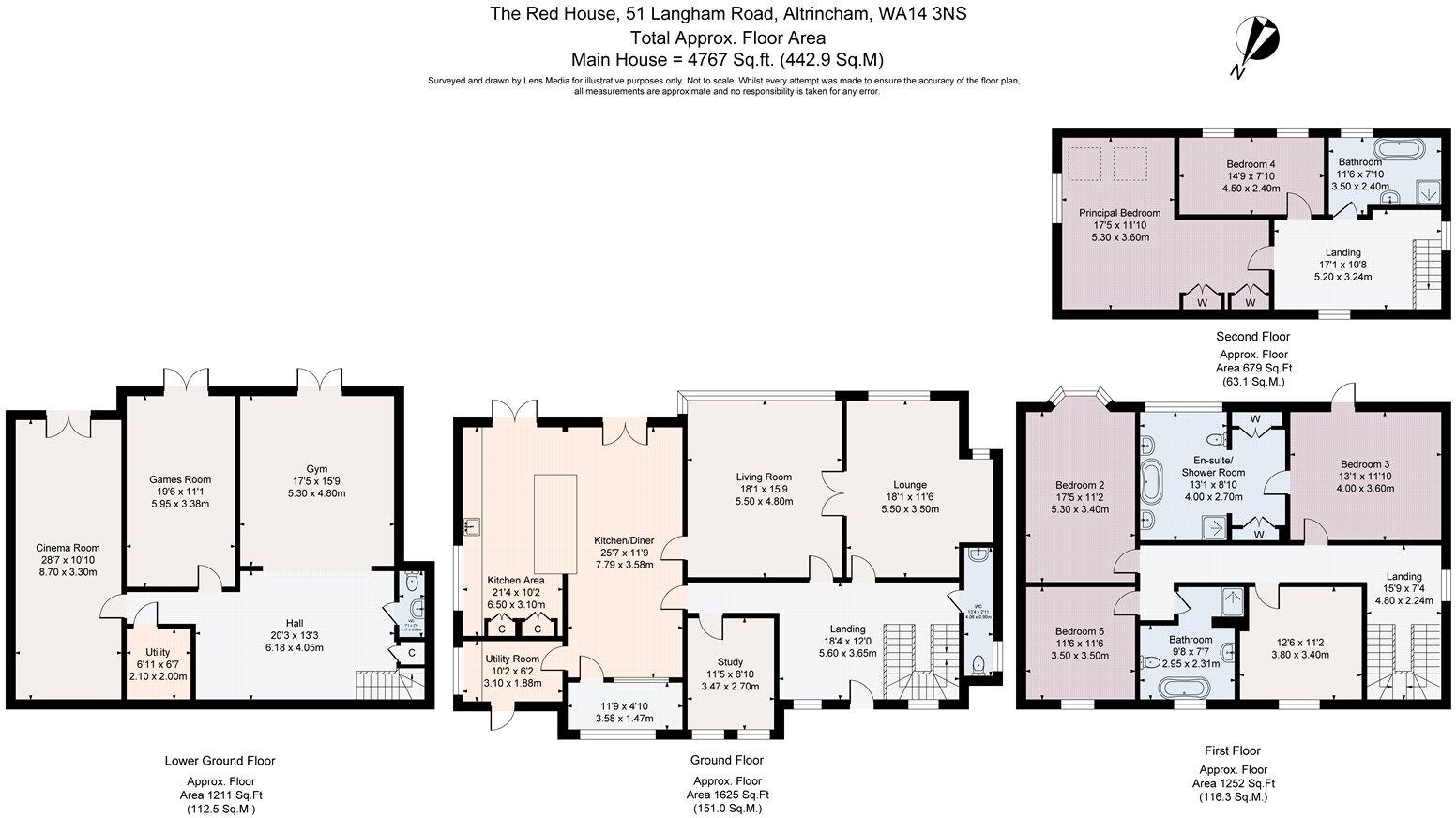Langham Road, Bowdon, WA14 floorplan