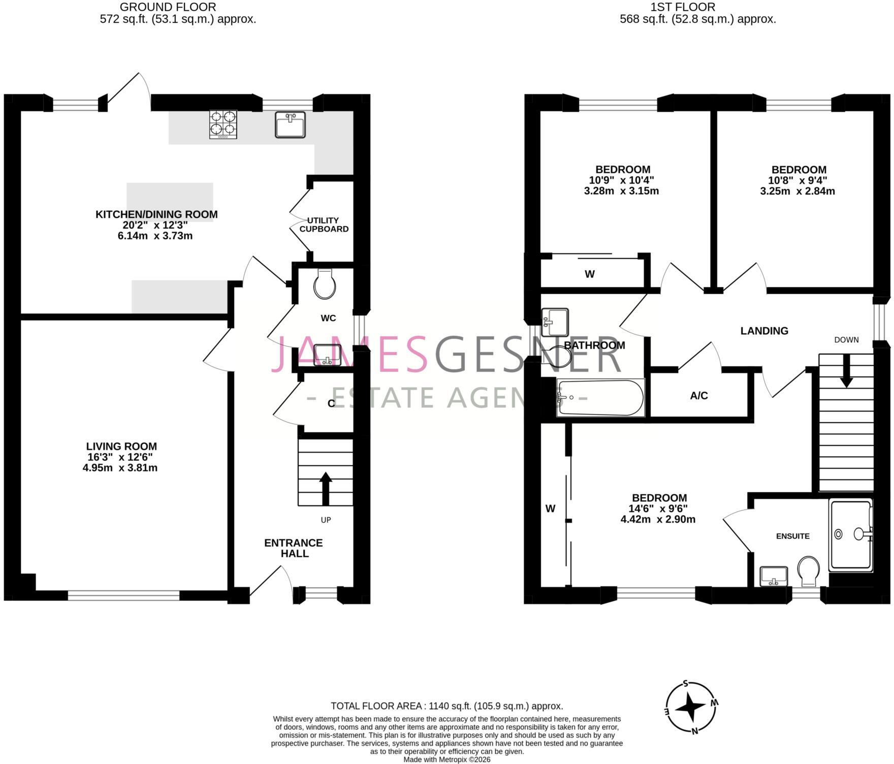 Armstrong Close, Harwell floorplan