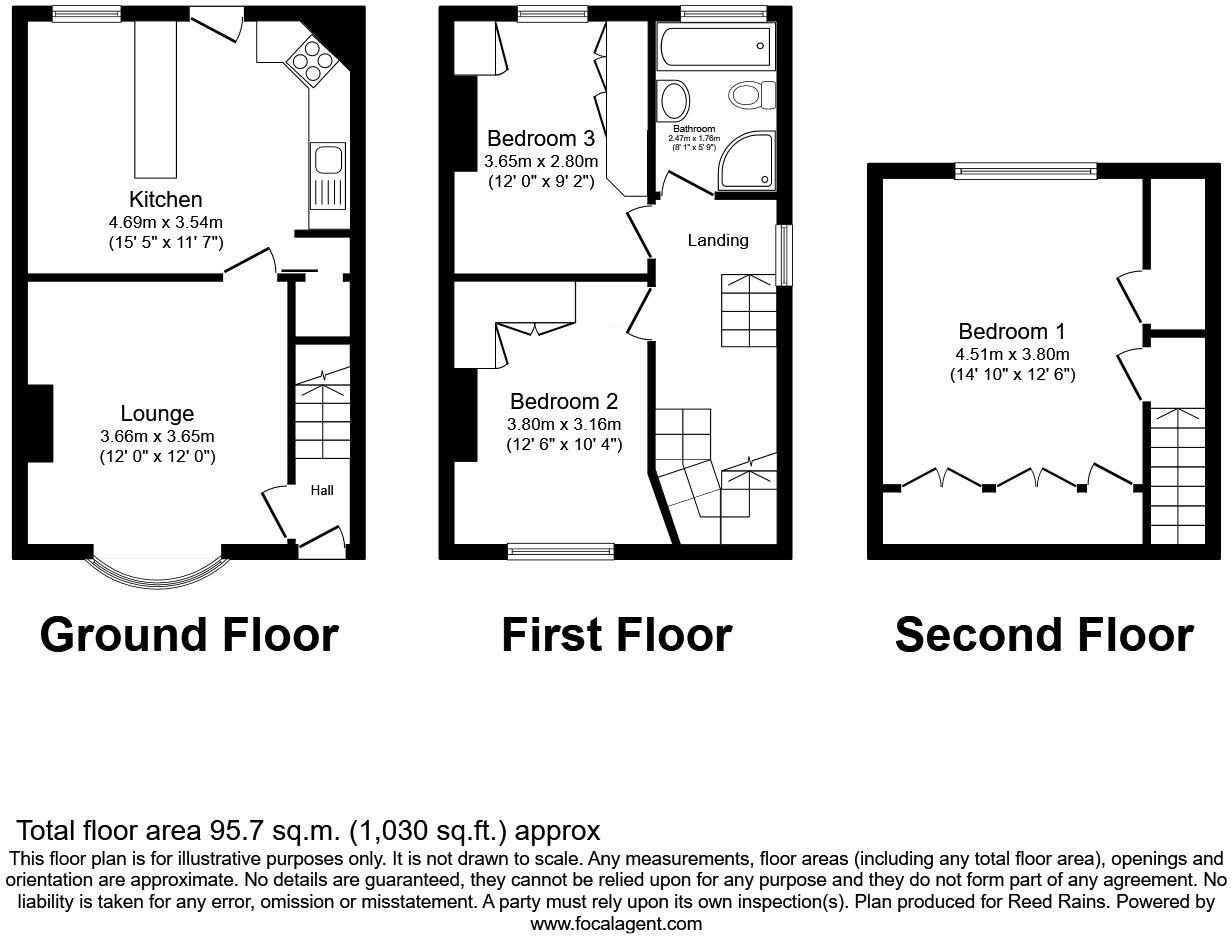 Wood Lane, Rothwell, Leeds, West Yorkshire, LS26 floorplan