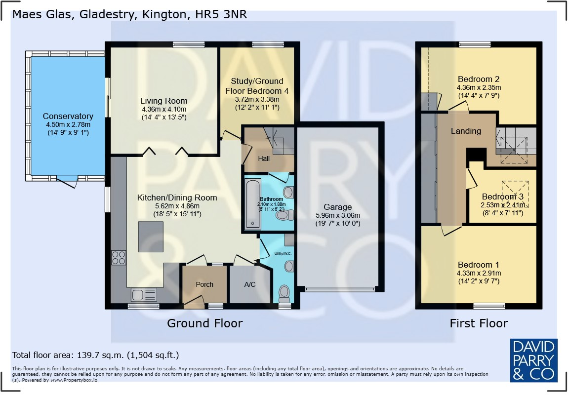 Hergest Road KINGTON HR5 3EQ floorplan