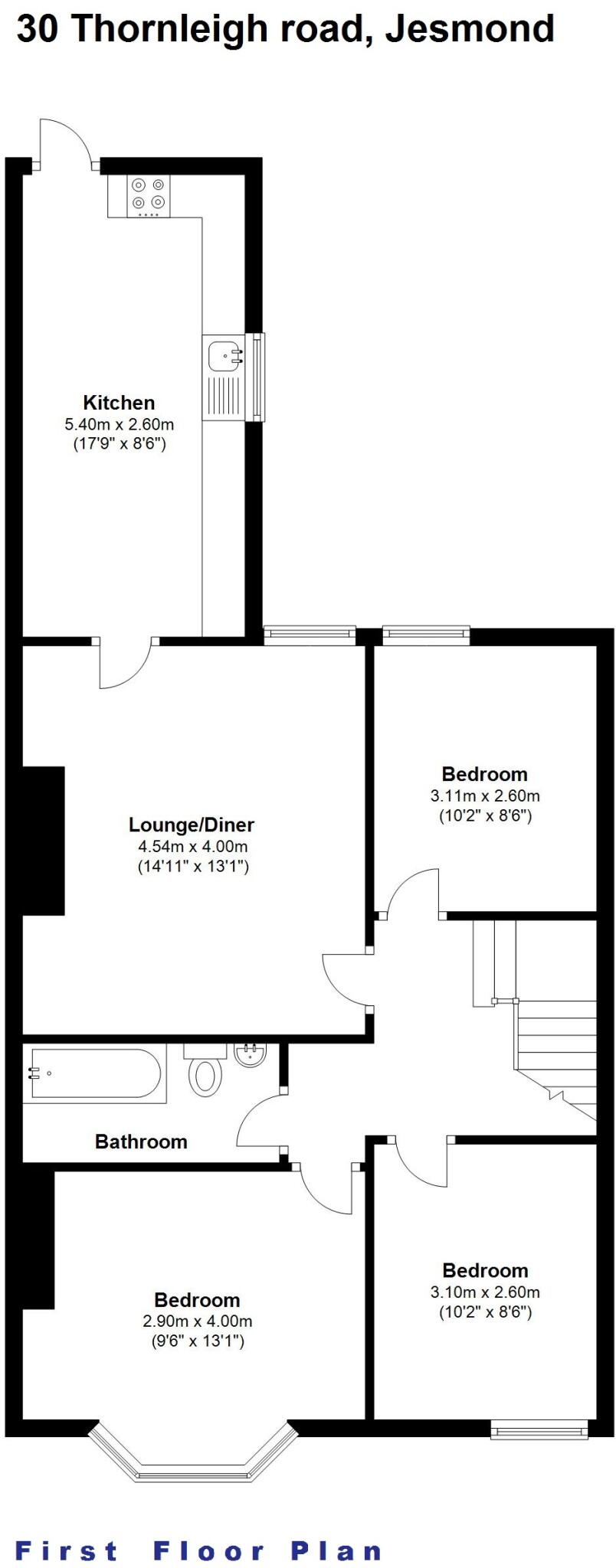 Thornleigh Road, Jesmond, Newcastle Upon Tyne, NE2 floorplan