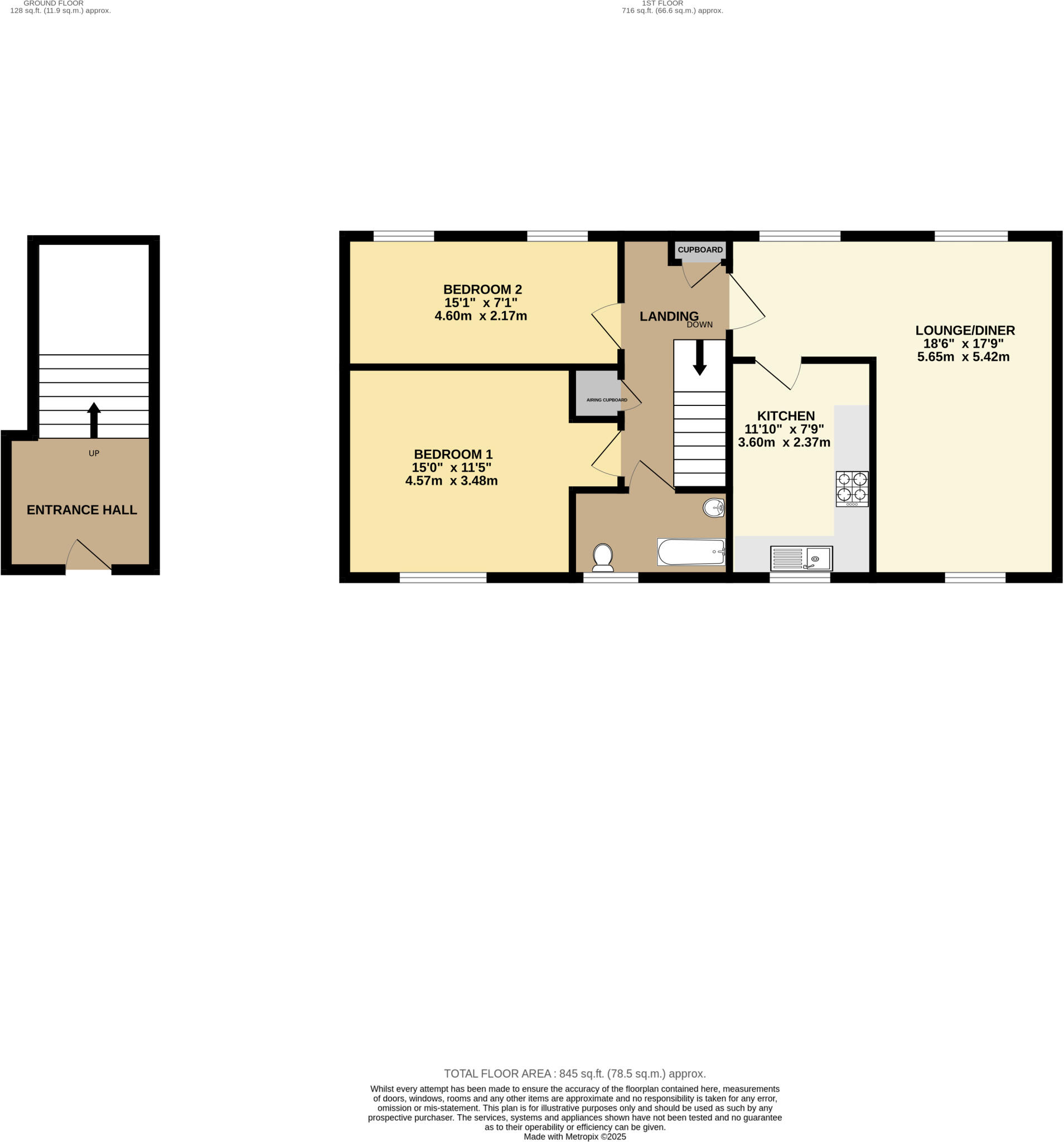 Donn Gardens, Bideford, Devon, EX39 floorplan