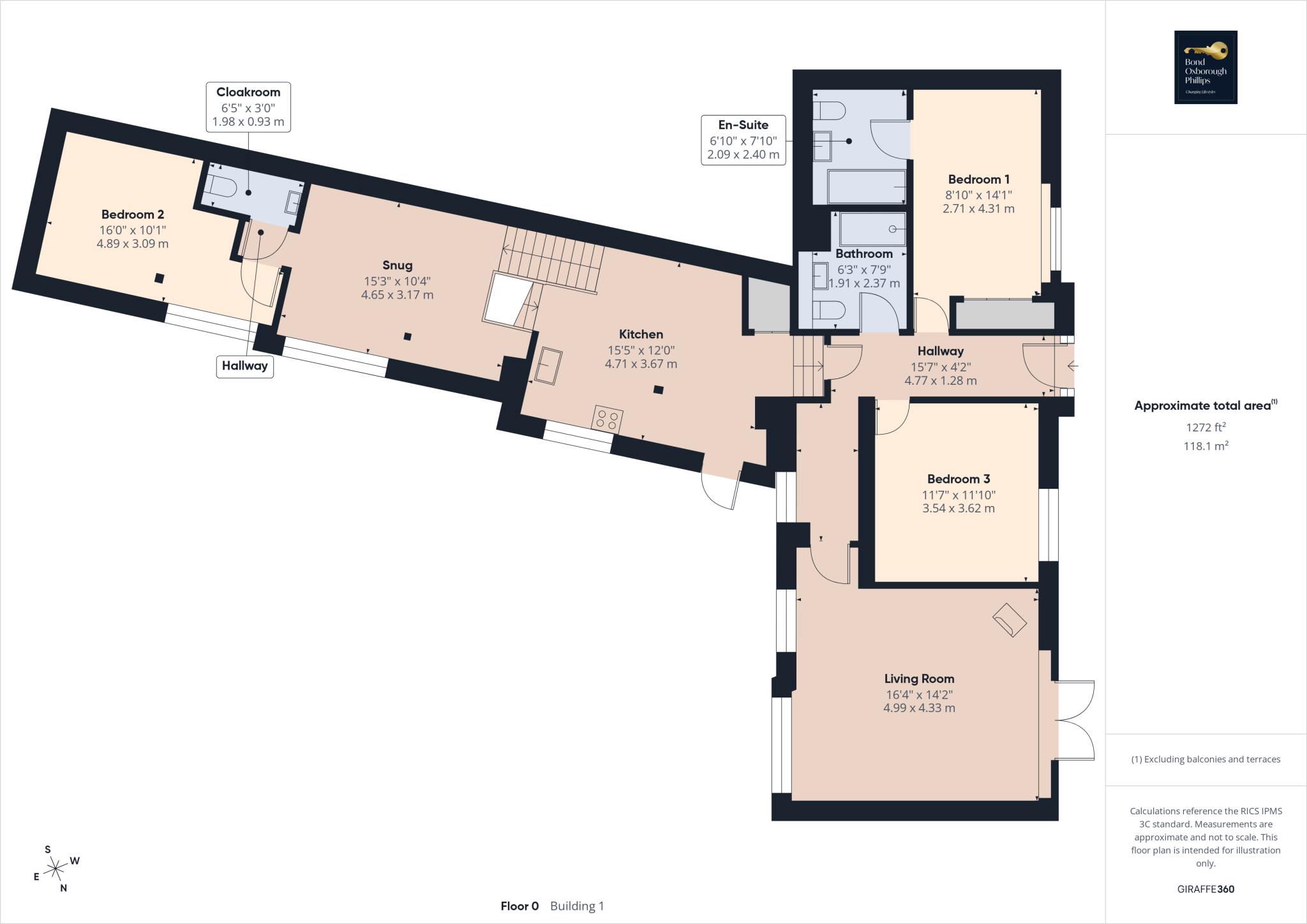Bow, Crediton, Devon floorplan