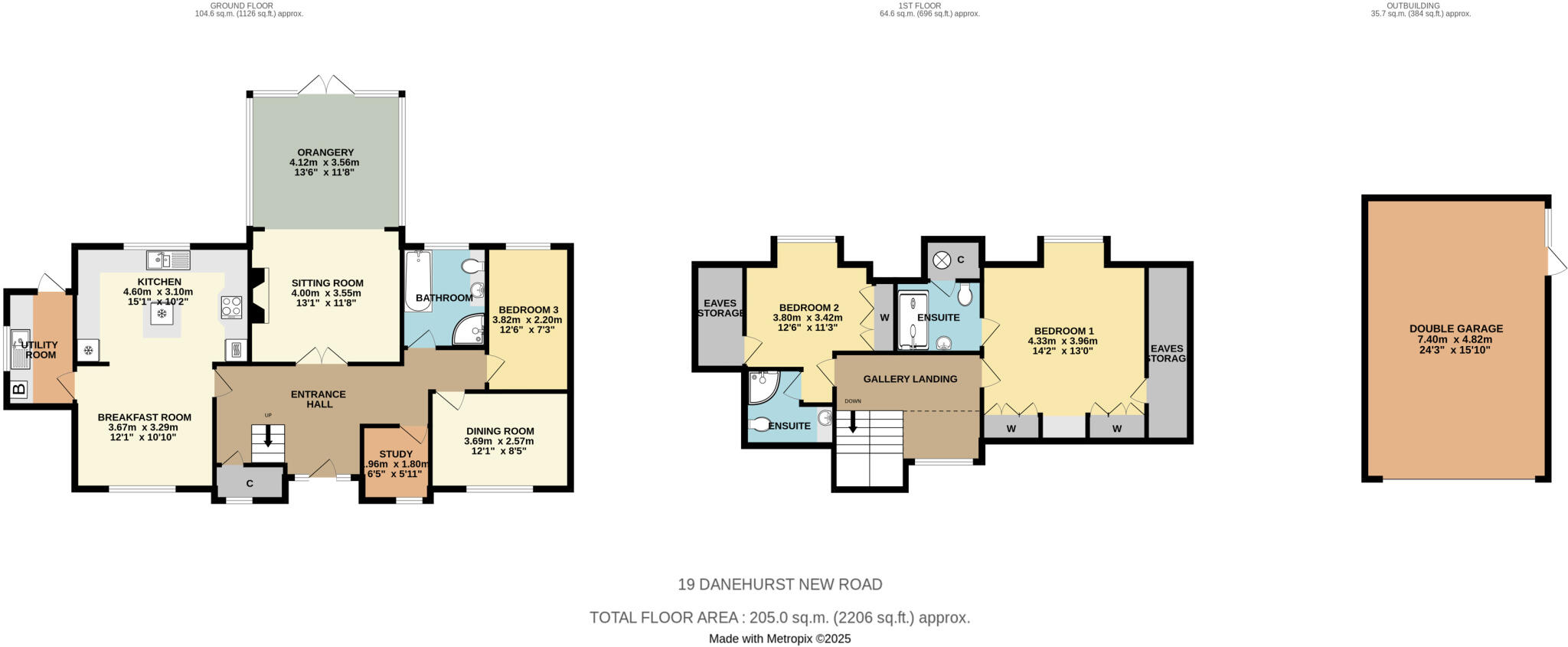 Danehurst New Road, Tiptoe, Lymington, Hampshire, SO41 floorplan